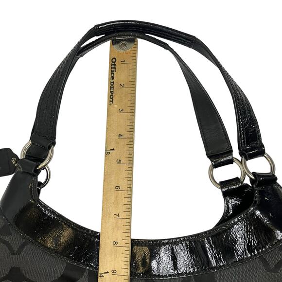 Coach Soho Signature Black Large Hobo Shoulder Bag E1271-F19251 - Picture 8 of 11